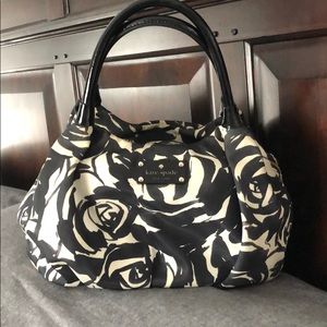Kate Spade black and white purse